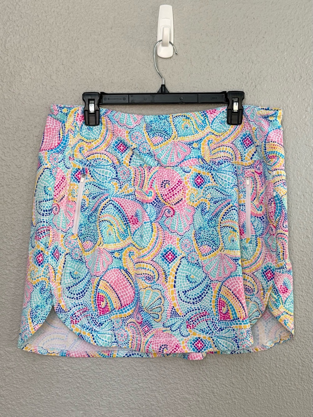 IBKUL | Mariel Print Straight Golf Skort | Size XL